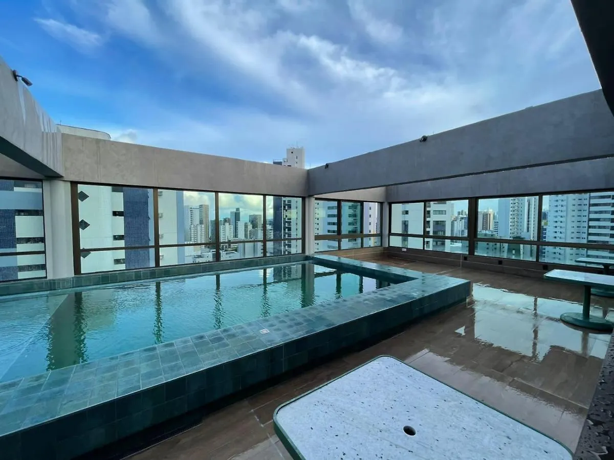Flat Luxo Em Boa Viagem Rooftop 201 Ресифи Бразилия