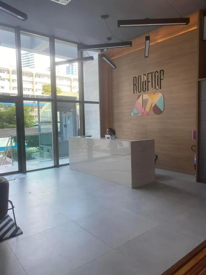 Flat Luxo Em Boa Viagem Rooftop 201 Ресифи 0*,