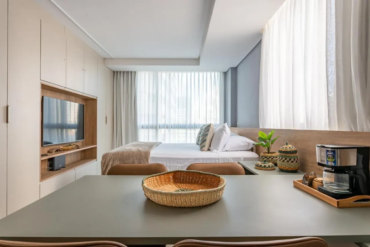Апартаменты Flat Luxo Em Boa Viagem Rooftop 201 Ресифи Бразилия